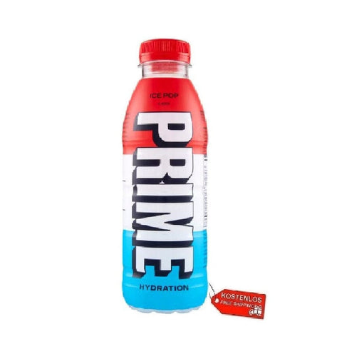 Prime Energy Drink 12x Prime Hydration Ice Pop Energiegetränk – 500 ml 7640427570675