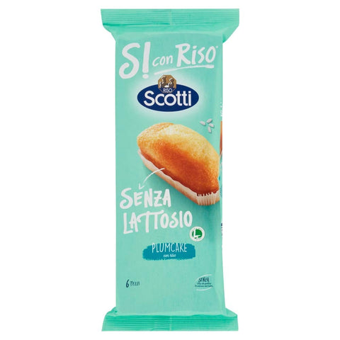 Riso Scotti Snack MHD 20/07/2024 Riso Scotti PlumCake con riso Pflaumenkuchen mit Reis 190g laktosefrei 8001860210051