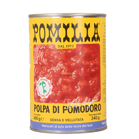 Rosso Gargano Tomaten 9x Pomilia polpa di pomodoro Tomatenmark 400g 8003855111107