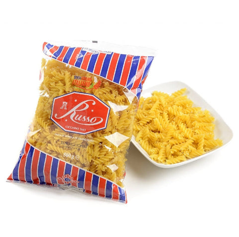 Russo pasta 20x Russo Tortiglioni Italienische Pasta 500gr 8000139922800