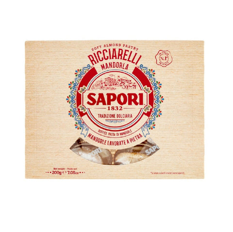 Sapori Kekse 2x Sapori Ricciarelli alle Mandorle Mandelbonbons 200gr