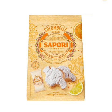 Sapori Kekse 5x Sapori Colombelle agli Agrumi Sacchetto 6 Monoporzioni  mit Zitrusfrüchten 127g 6 Einzelportionen