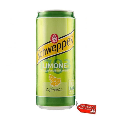 Schweppes Soft Drink 24x Schweppes Limone Zitrone 33cl 8014396002816