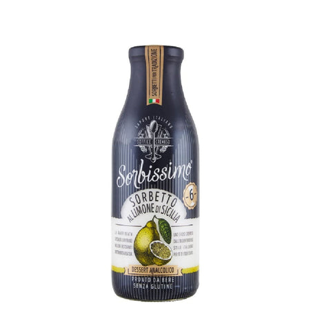 Sorbissimo Fruchtsaft MHD 21/10/2024 Sorbissimo sorbetto limone Zitronensorbet 500 ml  im Glas 8018656005500