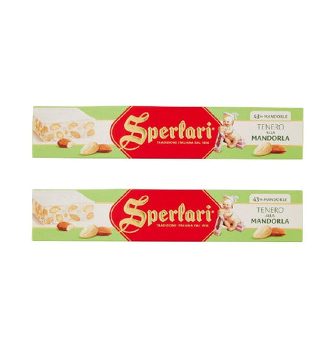 Sperlari Weihnachtssüßigkeiten 2x Sperlari Torrone Tenero alla Mandorla 150gr 8004190351319