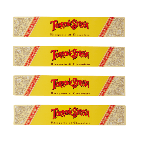 Sperlari Weihnachtssüßigkeiten 4x Alberti Torrone Strega ricoperto al cioccolato 150gr 8001975010317