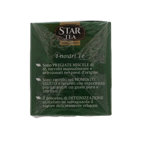 Star Kräutertee 3x Star tè verde deteinato entkoffeinierter grüner Tee 25 Filter 8000050024782