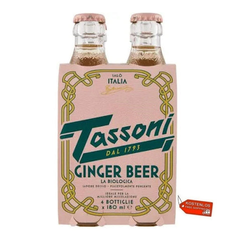 Tassoni Aperitif Tassoni Ginger beer 24x180ml 11177