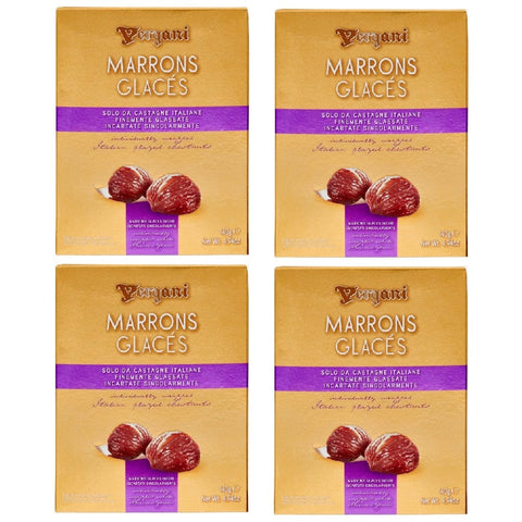 Vergani Bonbon 4x Vergani Marron Glaces interi Eis 140gr 8002325490131