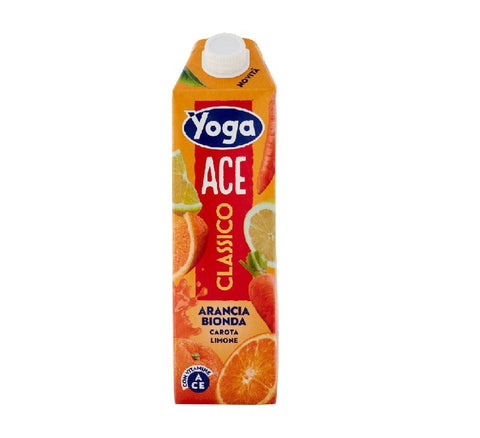 Yoga Fruchtsaft Yoga Nettare Ace Classico Orangen-Karotten-Zitronen-Nektar 6x1L