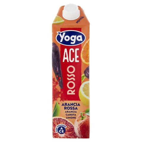 Yoga Fruchtsaft Yoga Nettare Ace Rosso Blutorangen-Karotten-Zitronen-Nektar 6x1L