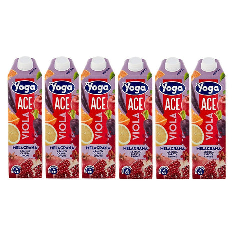 Yoga Fruchtsaft Yoga Nettare Ace Viola Orangen-, Karotten-, Zitronen-, Granatapfelnektar 6x1L 8001440136511