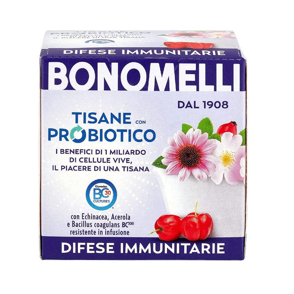 Bonomelli Tisana Probiotica Difese Immunitarie Kräutertee mit Echinace –  Italian Gourmet