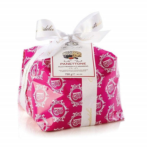 Brontedolci Panettone Fragole e amarene (750g) - Italian Gourmet