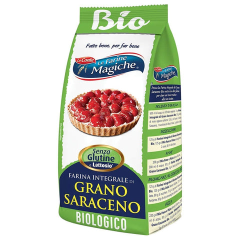 Lo Conte Le Farine Magiche Farina di Grano Saraceno Bio-Buchweizenmehl 500g - Italian Gourmet