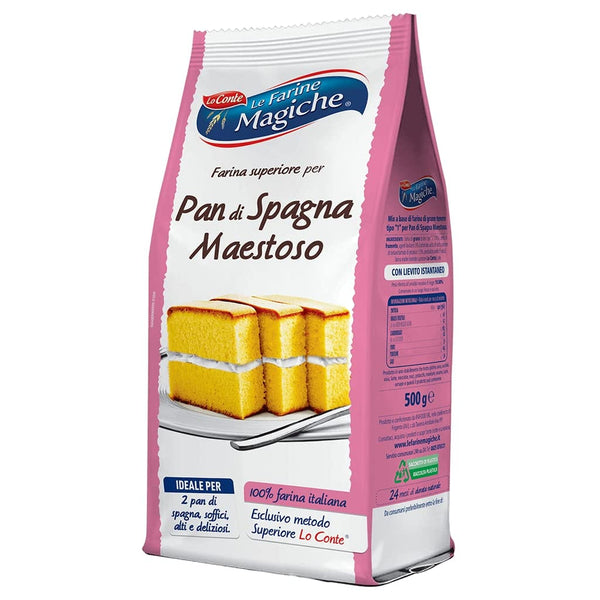 Lo Conte Le Farine Magiche Pan di Spagna Maestoso 500g Typ 1 – Italian  Gourmet