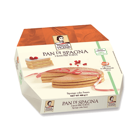 Matilde Vicenzi 3 Basi Pan di Spagna Biskuitkuchen 400g - Italian Gourmet