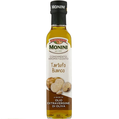 Monini Öl Monini Olio Extra Vergine di Oliva Aromatizzato al Tartufo bianco Olivenöl extra vergine aromatisiert mit weißem Trüffel 250ml