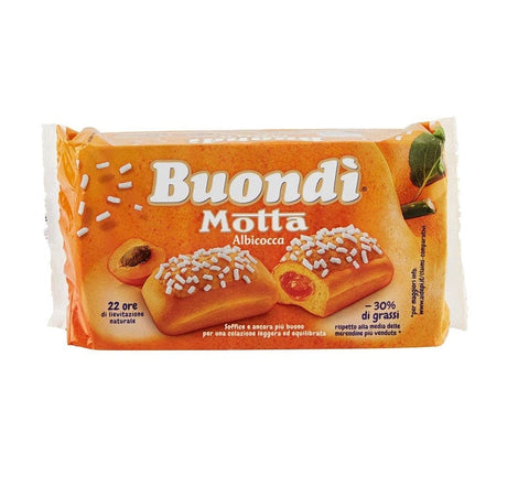 Motta Süße Snacks MHD 15/11/2022 Motta Buondì Albicocca Gebackene Kuchen Snacks mit Aprikose 258g 8014037008627