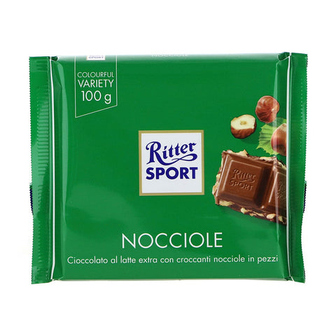 Ritter sport tavoletta cioccolato 1x100g Ritter Sport Haselnüsse 100g 4000417222008