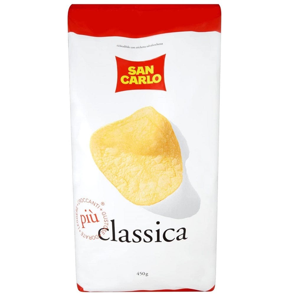 San Carlo Classica Chips Patatine Kartoffelchips Gesalzen 450g ...