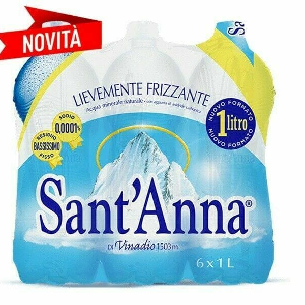 Sant'Anna Minerale Naturale Lievemente Frizzante Natürliches Mineralwa –  Italian Gourmet