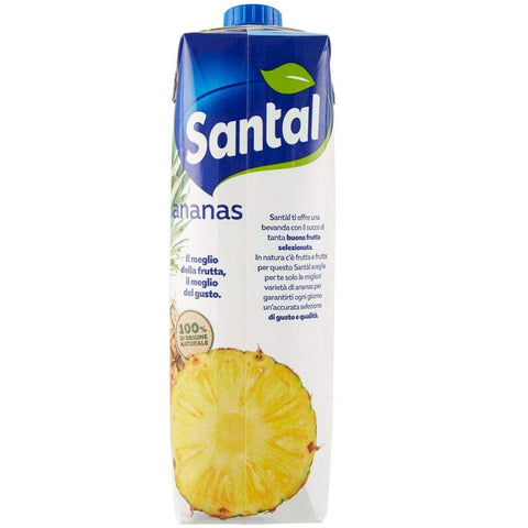 Santal Fruchtsaft 12x Parmalat Santal I Classici Succo di Frutta Ananas Fruchtsaft 100% Natürlichen 1000ml 8002580026212