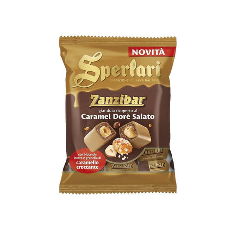 Sperlari Weihnachtssüßigkeiten 3x Sperlari Torroncini Zanzibar Caramel Dorè Salato 117g 8013399101625